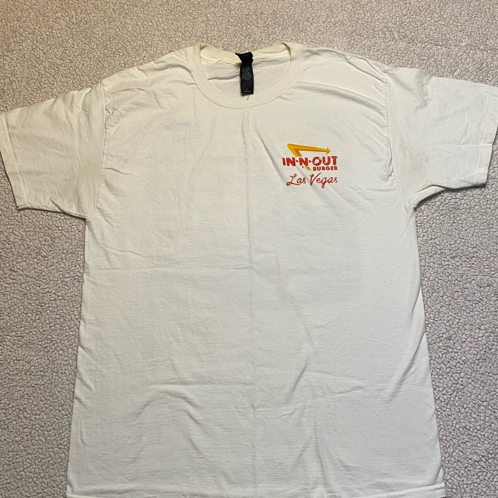 FREE WITH PURCHASE In-N-Out Las Vegas White T-Shirt